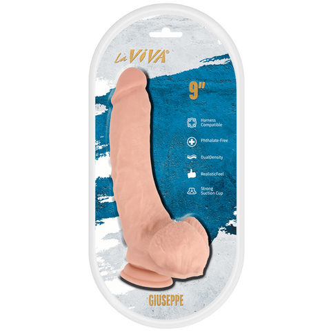 Tradie Dildo Woody 9 Inch Realistic by La Viva - Realistic Dildos