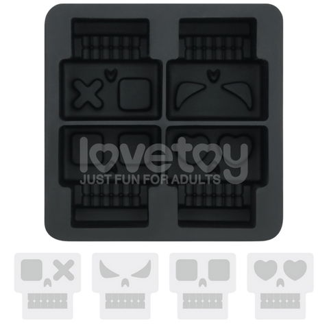 Skull Silicone Ice Tray Party Gift by Lovetoy - Party Gifts and Novelties