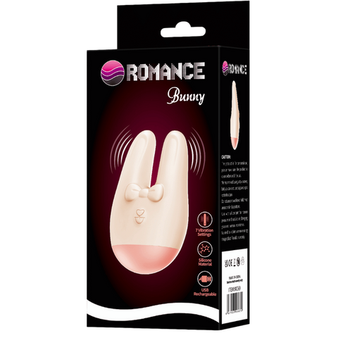 Bunny Rechargeable Silicone Clitoral Vibrator by Baile - Clit Ticklers and Pulsators