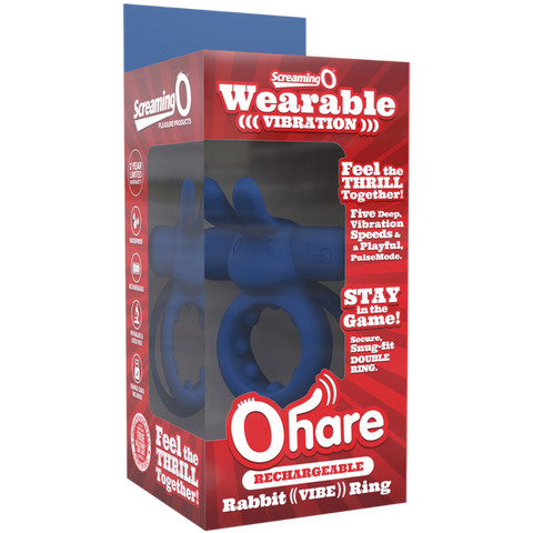 Ohare Rechargeable Vibrating Cock Ring by Screaming O - Vibrating Cock Rings