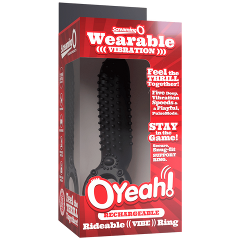 Rechargeable OYeah Vibrating Cock Ring by Screaming O - Vibrating Cock Rings