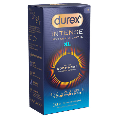 Intense 10's Condom XL by Durex - Condoms