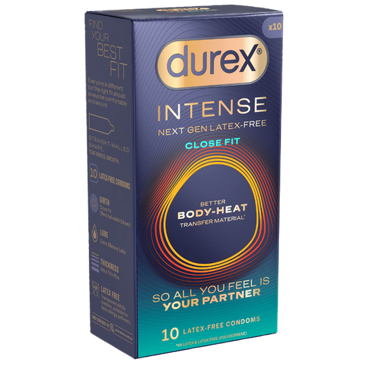 Intense Close Fit 10's Condom by Durex - Condoms