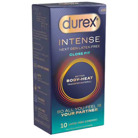 Intense Close Fit 10's Condom by Durex - Condoms
