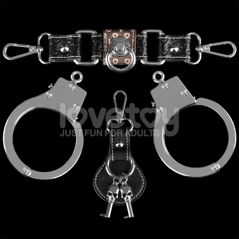 Heavy Metal Handcuffs Restraints Silver by Lovetoy - Cuffs And Restraints
