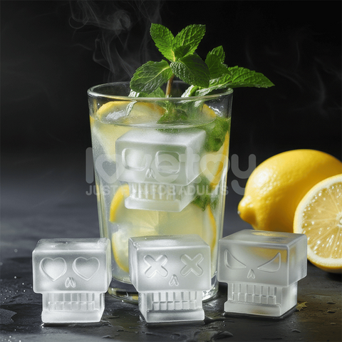 Skull Silicone Ice Tray Party Gift by Lovetoy - Party Gifts and Novelties