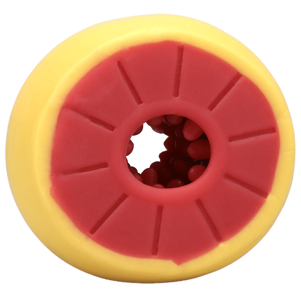 Doc Johnson Grapefruit Blowjob Stroker Set (Yellow, Pink) - Masturbators and Strokers
