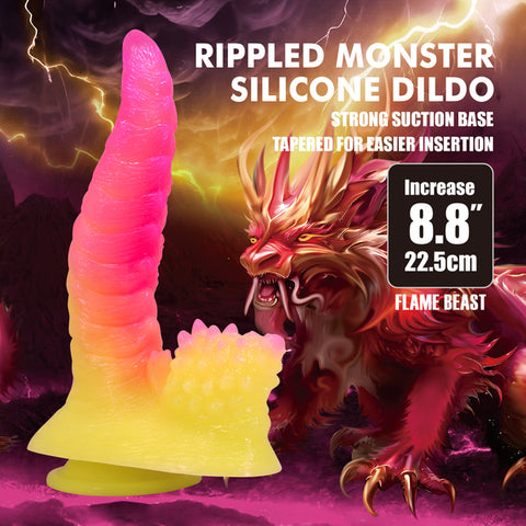 Flame Beast 8.8" Realistic Dildo by Baile - Realistic Dildos
