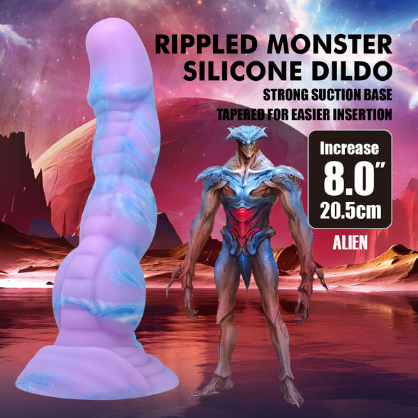 Baile Alien 8 Inc Huge Creature Silicone Cock - Realistic Dildos