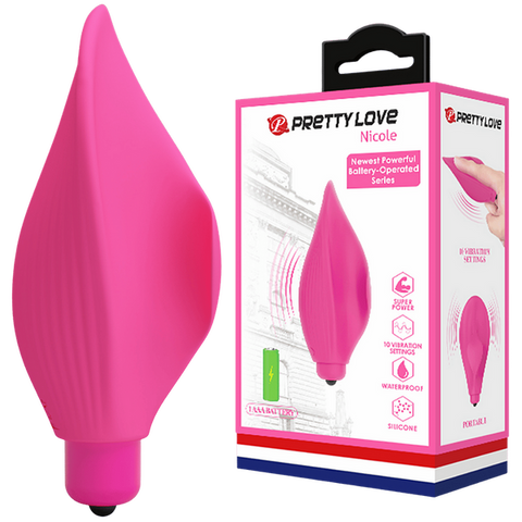 Silicone Finger Vibe Nicole Finger Vibrator by Baile - Finger and Tongue Vibrators