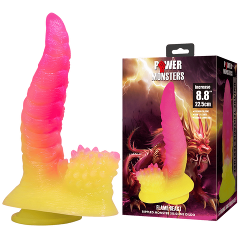 Flame Beast 8.8" Realistic Dildo by Baile - Realistic Dildos