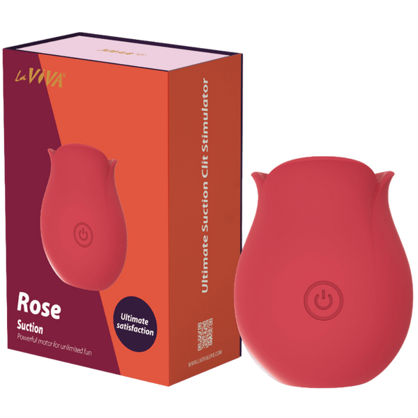 La Viva Rose Petal Tapping Clitoral Vibrator - Clit Ticklers and Pulsators