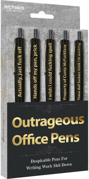 Outrageous Office Pens Party Gift by Hott Products - Party Gifts and Novelties