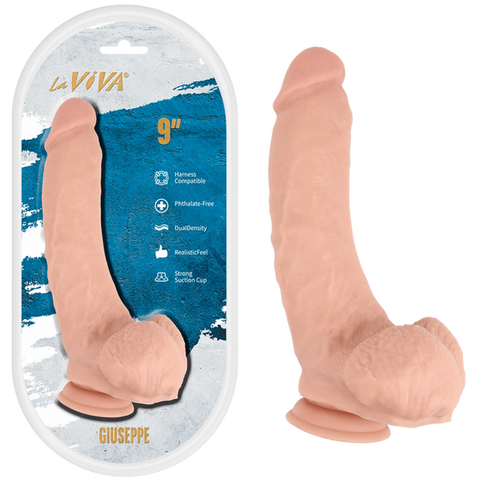 Tradie Dildo Woody 9 Inch Realistic by La Viva - Realistic Dildos