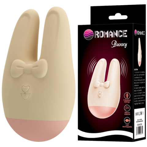 Bunny Rechargeable Silicone Clitoral Vibrator by Baile - Clit Ticklers and Pulsators