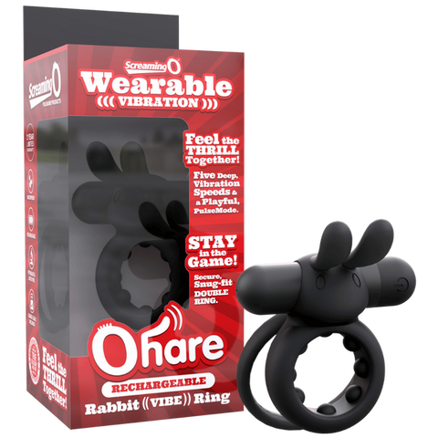 Ohare Rechargeable Vibrating Cock Ring by Screaming O - Vibrating Cock Rings