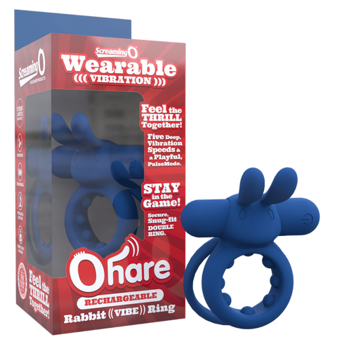 Ohare Rechargeable Vibrating Cock Ring by Screaming O - Vibrating Cock Rings