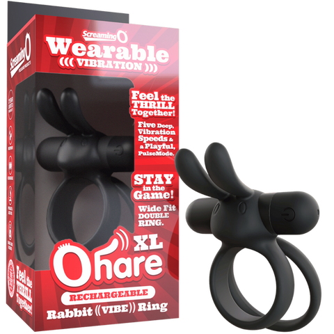 Ohare XL Rechargeable Rabbit Vibe Penis Ring - Vibrating Cock Rings