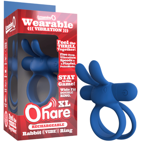 Ohare XL Rechargeable Rabbit Vibe Penis Ring - Vibrating Cock Rings