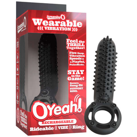 Rechargeable OYeah Vibrating Cock Ring by Screaming O - Vibrating Cock Rings