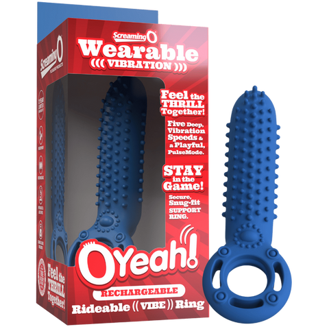 Rechargeable OYeah Vibrating Cock Ring by Screaming O - Vibrating Cock Rings