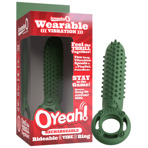 Rechargeable OYeah Vibrating Cock Ring by Screaming O - Vibrating Cock Rings
