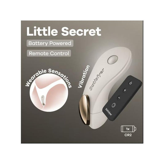 Little Secret Remote Control Panty Vibrator by Satisfyer - Personal Massagers