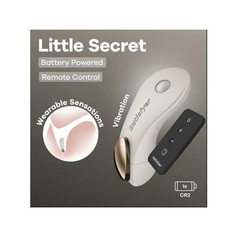 Little Secret Remote Control Panty Vibrator by Satisfyer - Personal Massagers