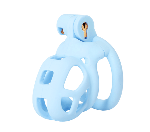 Micro Cock Cage 4 Interchangeable Rings by Love In Leather - Male Chastity