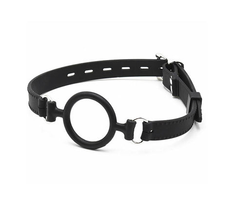 BDSM Play Silicone O-Ring Gag by Love In Leather - Bondage Gags and Bits