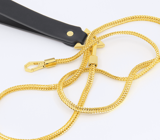 Love In Leather Fetish Play Snake Chain Lead