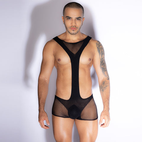 Sexy Mens Body Stockings by Love In Leather - Mens Briefs And Boxers
