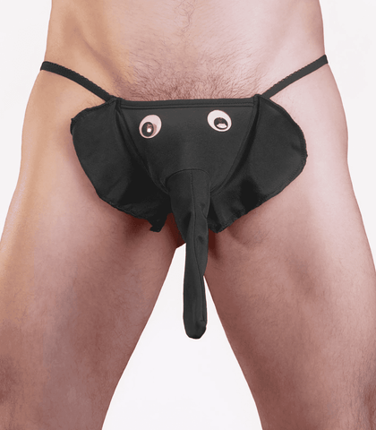 Mens Novelty Elephant G-String by Love In Leather - Jocks and G-Strings