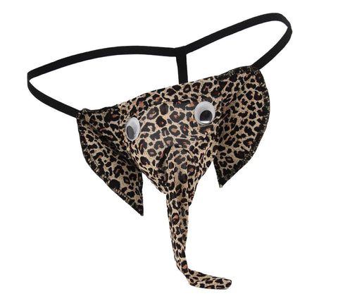Mens Novelty Elephant G-String by Love In Leather - Jocks and G-Strings