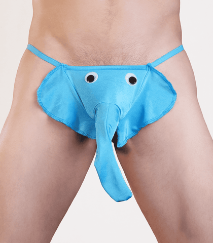Mens Novelty Elephant G-String by Love In Leather - Jocks and G-Strings