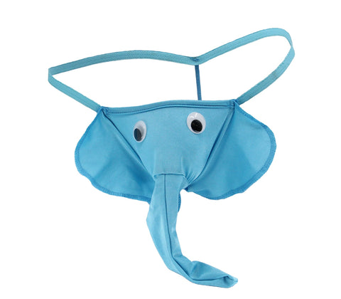 Mens Novelty Elephant G-String by Love In Leather - Jocks and G-Strings