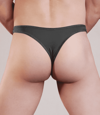 Plain Mens Lycra G-String L/XL by Love In Leather - Jocks and G-Strings