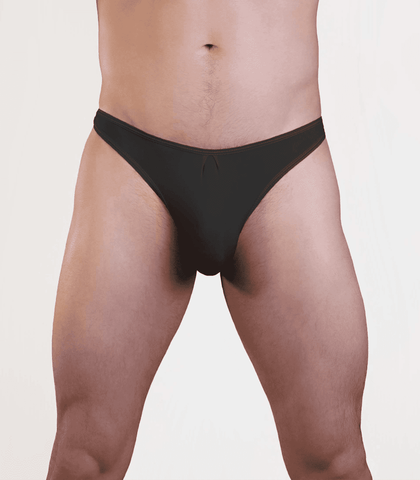 Plain Mens Lycra G-String L/XL by Love In Leather - Jocks and G-Strings