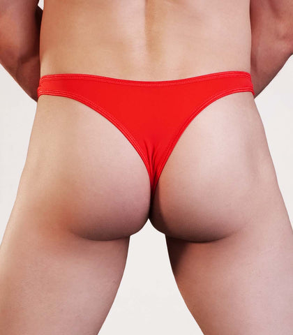 Plain Mens Lycra G-String L/XL by Love In Leather - Jocks and G-Strings