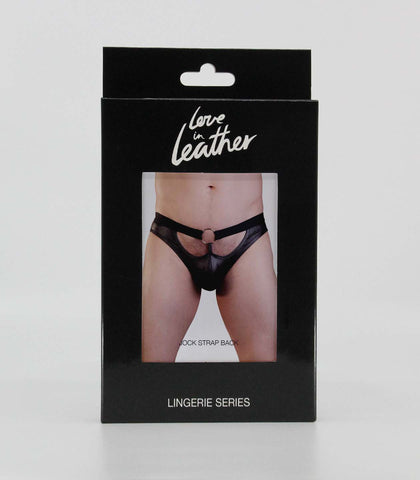 Mens Wet Look Jock Strap Underwear by Love In Leather - His Fetish