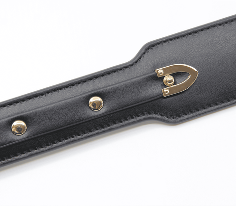 BDSM Paddle With Coloured Hardware by Love In Leather - Paddles And Slappers
