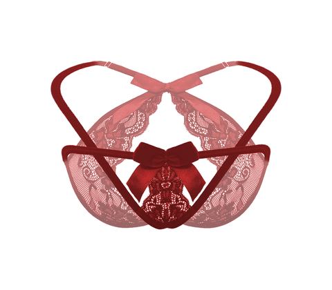 Crotchless Panties With Adjustable Slider Os - G-Strings, Panties and Shorts