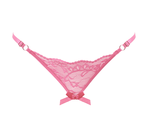 Womens Sexy Crotchless Panties One Size by Love In Leather - G-Strings, Panties and Shorts