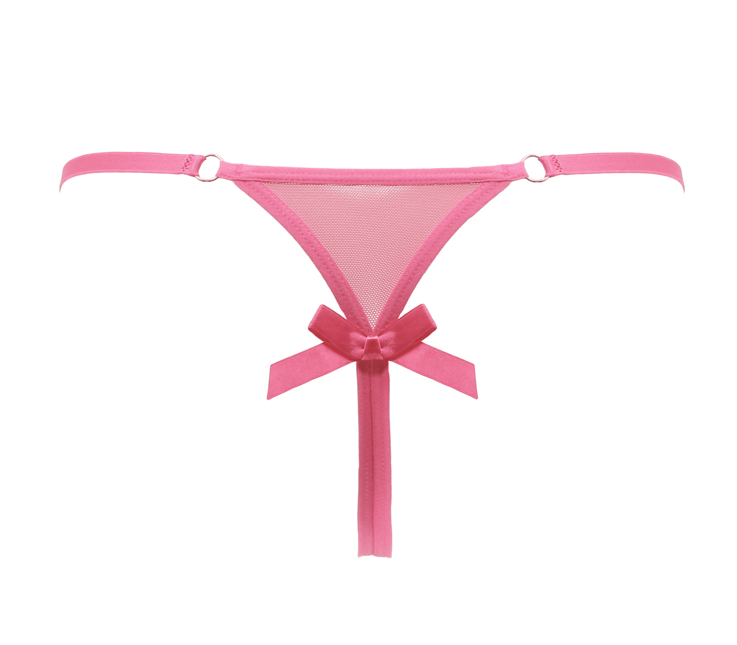 Love In Leather Womens Sexy Crotchless Panties One Size - G-Strings, Panties and Shorts