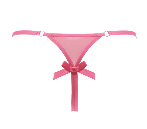 Womens Sexy Crotchless Panties One Size by Love In Leather - G-Strings, Panties and Shorts