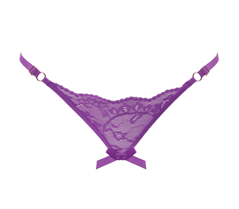 Womens Sexy Crotchless Panties One Size by Love In Leather - G-Strings, Panties and Shorts