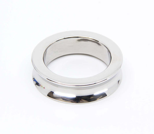 Love In Leather Premium Stainless Steel Fat Boy Ring