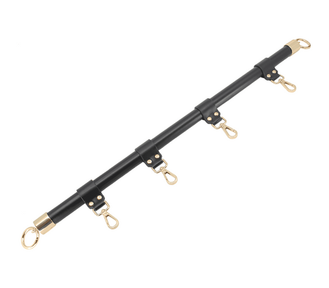 Faux Leather BDSM Bar Shackle by Love In Leather - Spreaders and Hangers