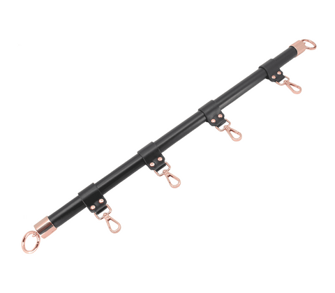 Faux Leather BDSM Bar Shackle by Love In Leather - Spreaders and Hangers