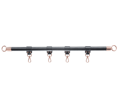 Faux Leather BDSM Bar Shackle by Love In Leather - Spreaders and Hangers